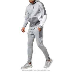 Nueva llegada al por mayor de alta calidad 100% algodón chándales de Pakistán Jogger dos piezas conjuntos de chándales para los hombres - Product Image 6