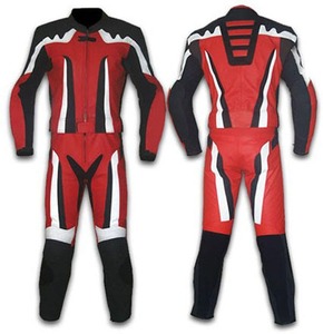 Combinaison de course en cuir respirante personnalisée pour moto, haut de gamme, coupe-vent, imperméable, vêtements de course automobile, imprimé - Product Image 1