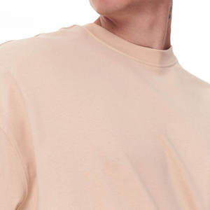 T-shirts pour hommes personnalisés 230gsm 280gsm 300gsm 320gsm T-shirts pour hommes poids lourd surdimensionné épaules tombantes coton polyester T-shirts pour hommes personnalisés - Product Image 4