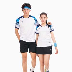Nouveau design de maillot de badminton léger en polyester 100% de haute qualité et de luxe chemise de sport personnalisée pour adultes vêtements de sport rapides - Product Image 1