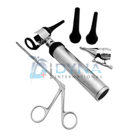 Otoscope d'opération vétérinaire certifié CE ISO en acier inoxydable de haute qualité avec étui Instruments ORL