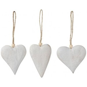 Rustic Wood Hanging Heart Best Christmas Decor Mini Wooden Shapes & Ornaments for Home Christmas and Hanging Decor - Product Image 4