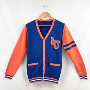 Ajouter un logo et des couleurs personnalisés, vêtements d'hiver en coton surdimensionnés pour les sororités et les fraternités, pulls, cardigan - Product Image 1