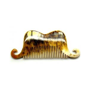 Peigne en corne naturelle outil fait main durable écologique fabriqué à partir de corne finition polie parfait pour le toilettage de la barbe et le soin des cheveux - Product Image 3