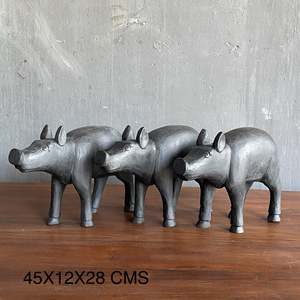 Style artisanal de cochon en bois rustique - Product Image 6