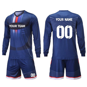 Uniforme de Fútbol Personalizado 2025 para Hombre, Nombre y Número del Equipo Personalizados, Ligero, Transpirable, Manga Corta, 100% Poliéster - Product Image 1