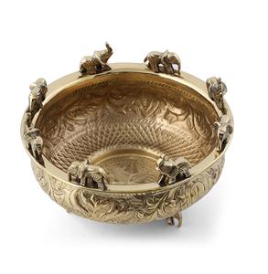 Unique Design Metal Urli Brass Bowl Perfect <b>for</b> Home Decoration & Tableware New Design Solid Brass Antique Urli. - Product Image 1