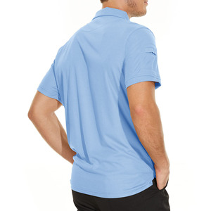 Camiseta Polo Deportiva para Hombre de Secado Rápido, Absorbe la Humedad, Diseño Estampado Bordado, Color Sólido, Camisetas Polo de Primera Calidad - Product Image 3