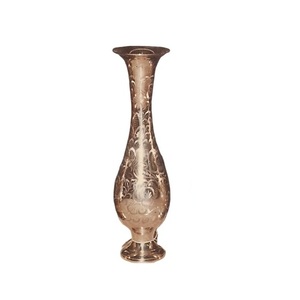 High Quality Brass Flower <b>Vase</b> With Engraving <b>Gold</b> Finished For Home Decor Table Decoration Flower <b>Vase</b> - Product Image 3