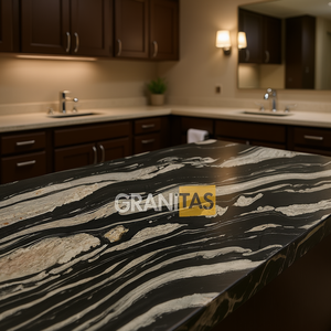 Encimeras de Granito Natural para Cocina y Baño, Personalizadas, de Carrara Calacata, Prefabricadas y Cortadas a Medida para Proyectos Hoteleros - Product Image 3