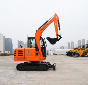 Excavadora de orugas pequeña CDM6060w G4 de 6 toneladas con equipo de excavadora de cuchillas Dozer a la venta - Product Image 2