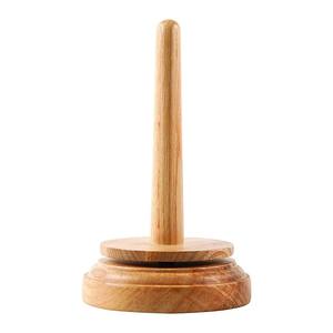 Distributeur de porte-boules de fil en bois pour le crochet Porte-fil de bois pour le tricot - Product Image 1