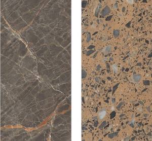 Polished Porcelain Slab <b>Tiles</b> 1200x2400mm 600x600mm High Glossy Finish AAA Grade Antibacterial Traditional Design for Hospitals - Product Image 1