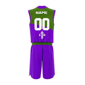 Nouveaux ensembles de basket-ball pour hommes Sublimation Premium de haute qualité 100% Polyester matériel pas cher Logo personnalisé pour les hommes - Product Image 4