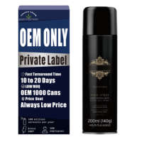 Marque privée Vente en gros Personnalisé Ultra Fort Bio Laque Cheveux Spray Fixateur 200ml pour Cheveux Bouclés Secs Fabricant
