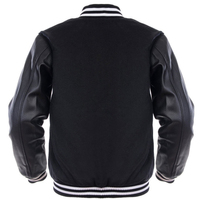 Veste de base-ball pour homme, nouvelle collection, Slim, avec manches en cuir, vente en gros