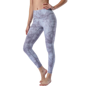 Premium Women's Tie Dye Gym Scrunch Butt Leggings Nouveau pantalon de yoga sans couture avec fermeture à la taille élastique - Product Image 2