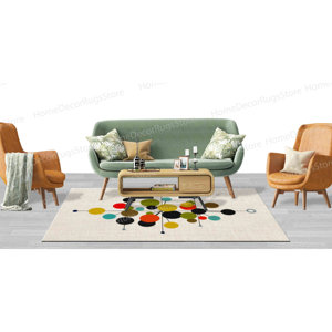 Vibrant Pattern Printed <b>Rug</b>, Modern <b>Boho</b> Area <b>Rug</b>, Machine Washable,Luxury Velvet <b>Rug</b> - Product Image 5