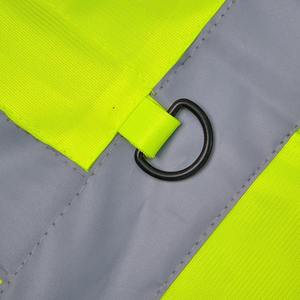 Chaleco de seguridad sin mangas de alta visibilidad con cinta reflectante para trabajadores de la construcción y exteriores - Product Image 2