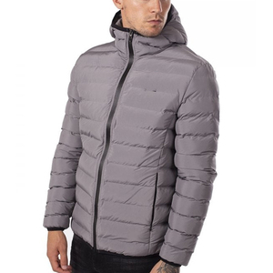 Chaqueta Bomber de lona informal para hombre, color personalizado, superventas, 2024, High Street, poliéster, cortavientos, capucha, cierre de cremallera para otoño - Product Image 5