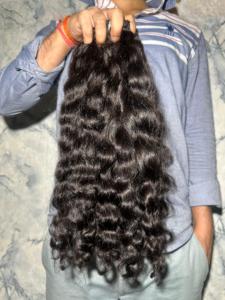 Machine Double Weft Cuticles Aligned Wholesale Hair Bundles Curly Textures Temple Hair Extensions Premium Quality Hair Extension - Product Image 3