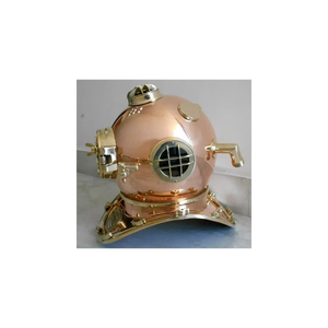 Vintage nuevo casco Mark V latón antiguo decoración marina para el hogar para buceo en aguas profundas característica de seguridad para deportes acuáticos - Product Image 4