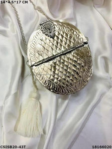 New Arrival Vintage Indian Brass Clutch Purses Handmade Stylish Women's <b>Messenger</b> <b>Bags</b> by Luxury Crafts Low Price - Product Image 6