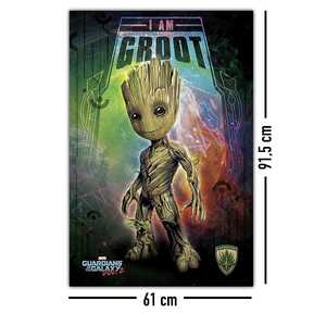 Guardianes de la Galaxia Vol. 2 Pósters de Kid Groot, Lienzo Colgante, Pancarta de Plástico, Impresión Digital, Exhibición Elegante para Fanáticos de los Cómics - Product Image 3