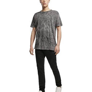 เสื้อยืดผู้ชายที่สามารถซักกรดย้อมสีธรรมดาระบายอากาศได้น้ำหนักเบา - Product Image 6