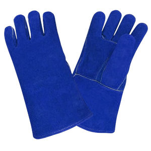 Gants en cuir de vachette fendu XL Nouveau design Haute performance Résistant à l'abrasion Résistant à la chaleur Gants de sécurité pour soudeurs de construction - Product Image 3