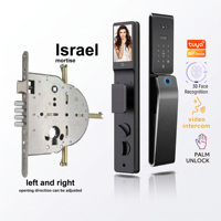 Cerradura Inteligente Totalmente Automática con Reconocimiento Facial, Videoportero, App Tuya, Desbloqueo por Voz Alexa, Impermeable y Cuerpo de Cerradura Israelí