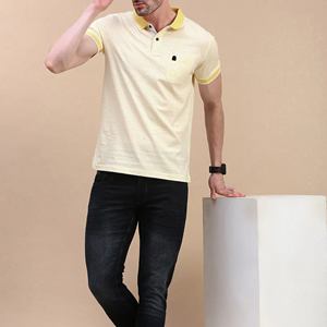 เสื้อโปโลแขนสั้นทรงปกติสำหรับผู้ชาย ผ้าฝ้าย 100% โลโก้สั่งทำได้ ขายส่ง พิมพ์ลายทั้งตัว ขนาดและสีตามสั่ง - Product Image 4