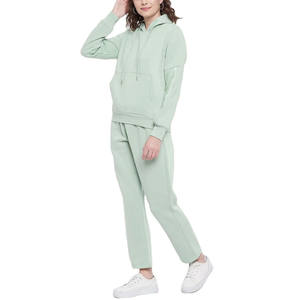 Diseño de moda Otoño Dos PCS Chándales Manga larga Deportes Trajes casuales Elegante Personalizado Correr Mujeres Chándal - Product Image 1