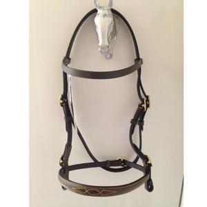 Brides de cheval Meilleure nouvelle bride anatomique Bride anatomique en cuir de cheval - Product Image 4