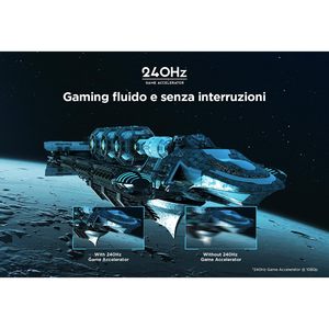 โทรทัศน์ LED อัจฉริยะความละเอียดสูง4K ไฟแบ็คไลท์ LED จุดควอนตัม144Hz อัตราการรีเฟรชแปรผันมีช่วงไดนามิก-LCD 75นิ้ว - Product Image 6