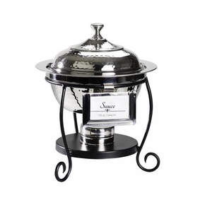 Service de restauration de fête de fiançailles chauffe-plats équipement alimentaire chauffe-plats en métal Durable chauffe-plats pour buffet chauffe-plats - Product Image 3