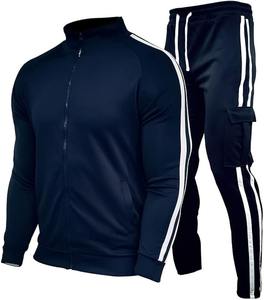 Chándal cortavientos con Cremallera de nailon de gran tamaño para hombre, ropa informal empalmada transpirable y a prueba de viento para invierno - Product Image 3