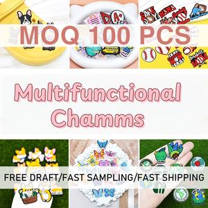 Модные аксессуары для обуви в стиле бизнес-фэшн, подвески для обуви на День святого Валентина, подарок для девочек, подвески для обуви «Поцелуй меня» для сабо - Product Image 3