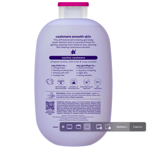 Loción Corporal Orgánica EOS Shea Better Body Vanilla Cashmere, Hidratación 24 Horas, Cuidado de la Piel, Ligera, No Grasosa, Natural, Vegana, 16 Fl oz - Product Image 6