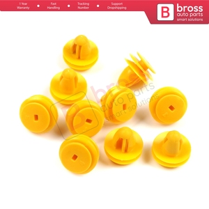 BCF5000 10 Pieces Fastener <b>Trim</b> Rivet Car Body Push Type Retainer <b>Clips</b> Yellow for - Product Image 2
