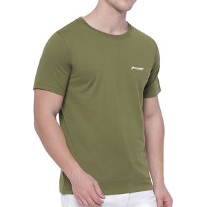 Camiseta de cuello redondo de algodón suave de alta calidad logotipo personalizado manga corta ajuste cómodo tela transpirable para Hombres estilo diario - Product Image 5