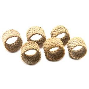 Venta al por mayor precio barato Decoración de mesa Rhinestone Bling servilletero ratán servilletero hebilla anillo para lugar ajuste servilleta - Product Image 5