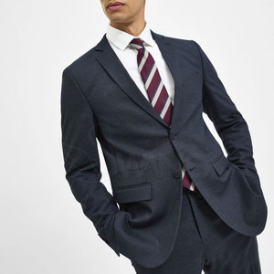 High Quality Double Breasted Men's <b>Blazer</b> Suit Plus Size Notched Collar Casual Wear Cotton Button Comfortable Jacket Pants - Product Image 5