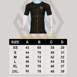 Camisa de compresión BJJ rash guard para hombre para ropa de gimnasio y entrenamiento físico sublimación completa impresa en moq bajo - Product Image 6