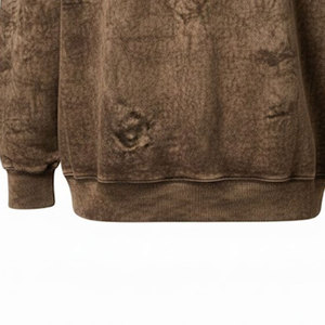 Sweat-shirt décontracté à coupe régulière, fabriqué en tissu polaire doux, 100% coton, écologique, pour le streetwear d'hiver et le confort quotidien - Product Image 6