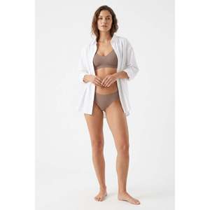 Dikissiz Dusuk Bel Kulot - Ten - Ten - Product Image 1