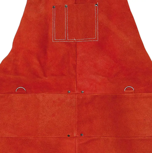 Babero de soldadura de cuero con logotipo personalizado de alta calidad de talla grande, el mejor delantal de cuero transpirable para diseño de trabajo - Product Image 6