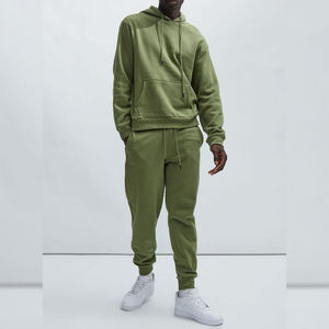 Ropa para Hombre, Conjuntos Deportivos Unisex, Sudadera con Estampado Personalizado, Traje para Correr al por Mayor, Felpa de Algodón Grueso - Product Image 4