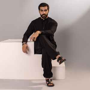 ชุดเดรสปากีสถานสำหรับผู้ชายชุดเดรสผ้าคอตตอนสไตล์ปากีสถานชุดคาเมซของชาวมุสลิมผ้าคอตตอนสไตล์ปากีสถานสำหรับ100% - Product Image 6