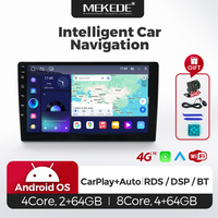 Reproductor de Navegación para Auto MEKEDE Serie K, Android 15, 4 y 8 Núcleos, Compatible con Modelos de Auto Universales, con Soporte para Cámara Trasera